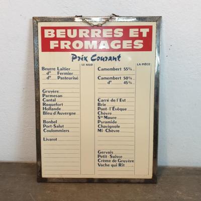 2 tableau de fromages beurres