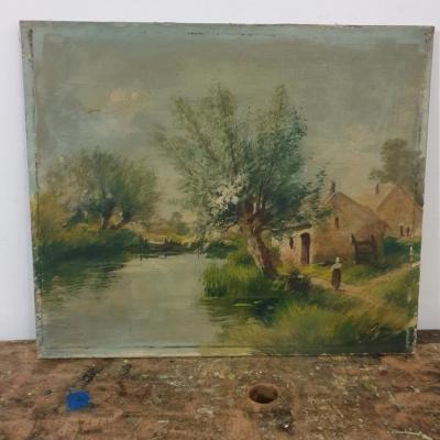 2 tableau ferme campagne