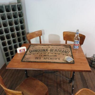 2 tapis de cartes quinquina bertrand