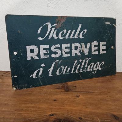 2 tole meule reservee