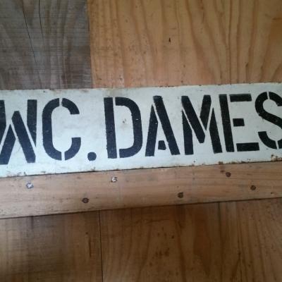 2 toles wc dames hommes