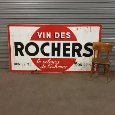 2 tres grande plaque vin des rochers