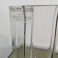 2 vase murano transparent