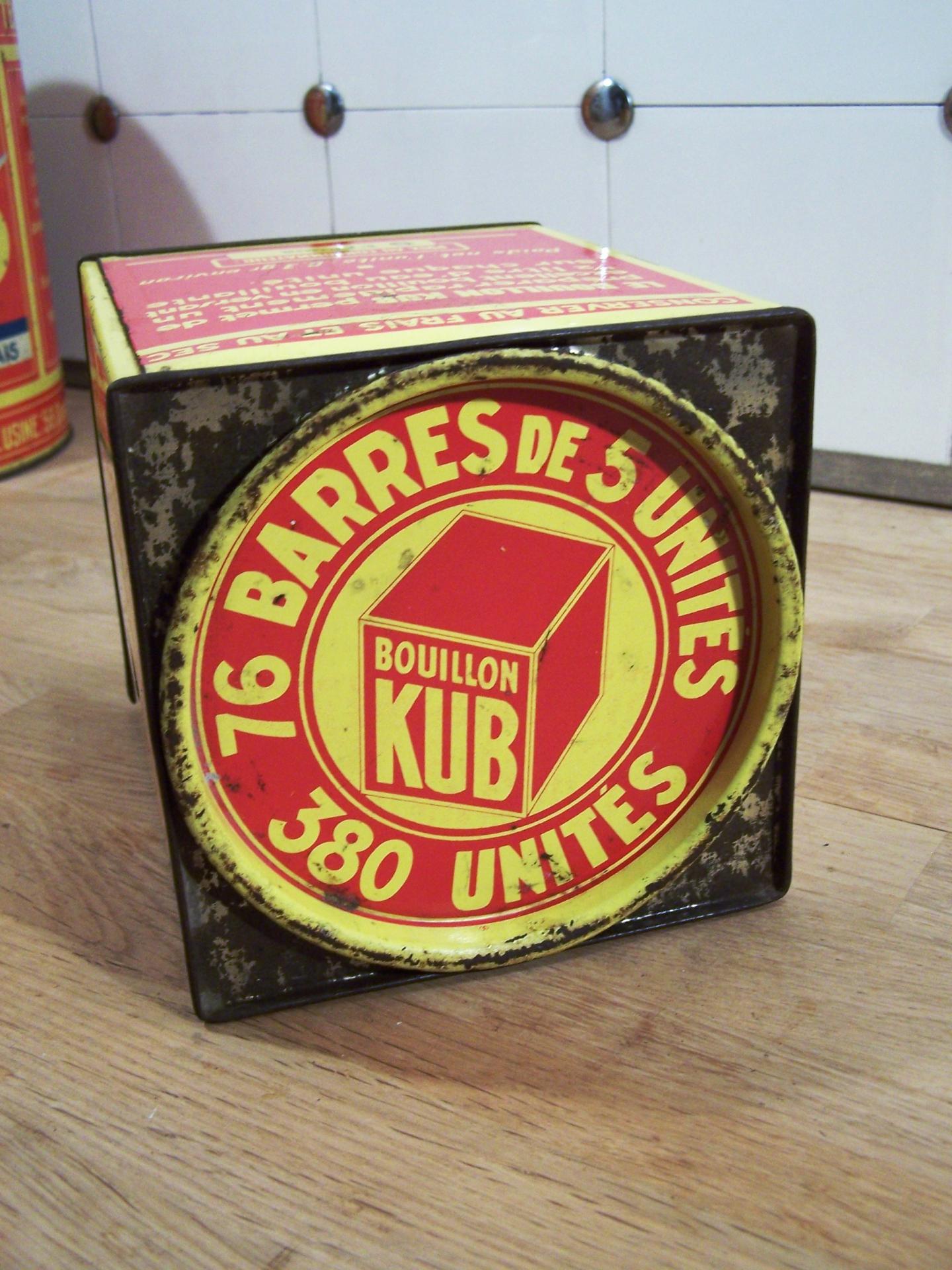 Ancienne boite de bouillon KUB