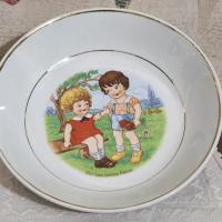 3 assiette a bouillie les belles fleurs