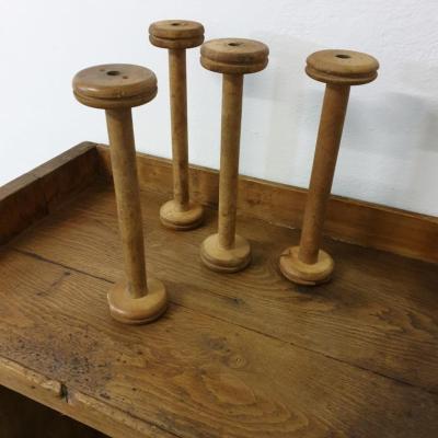 3 bobines en bois 1