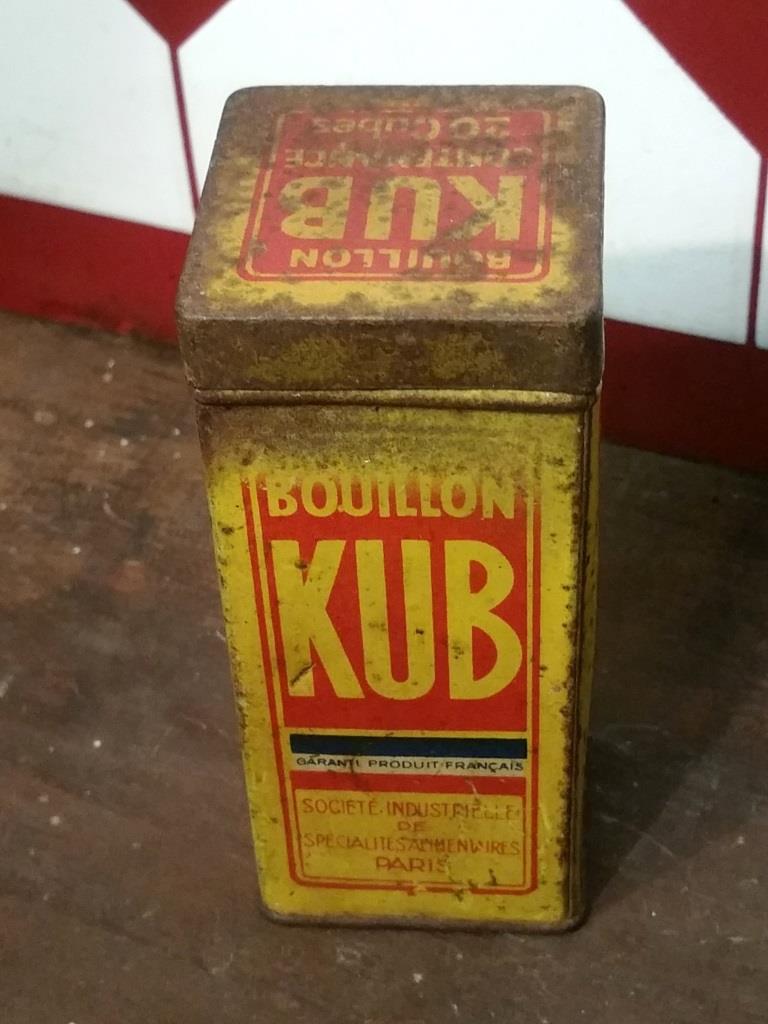 ancienne boite de bouillon KUB