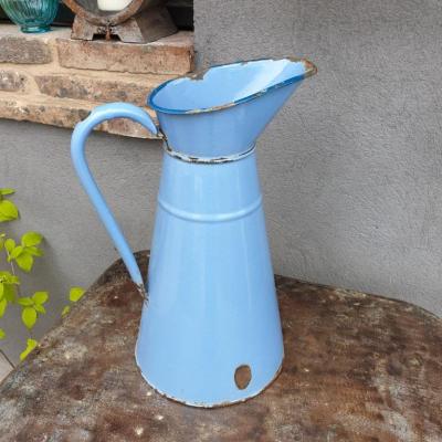 3 broc emaille bleu ciel