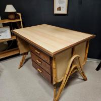 3 bureau enfant en bambou