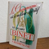 3 carton publicitaire champagne binet