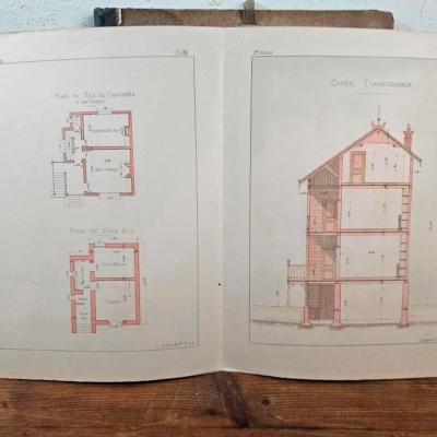 Planche d'architecte Chalet 1