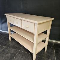 3 commode rose poudre