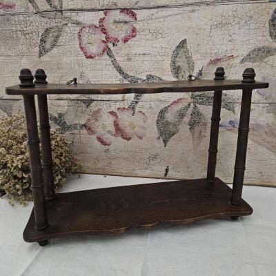 3 etagere a colonnes en bois