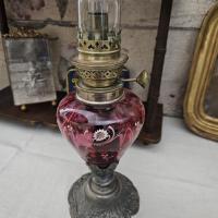 3 lampe a petrole rose