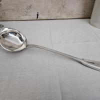 3 louche metal argente