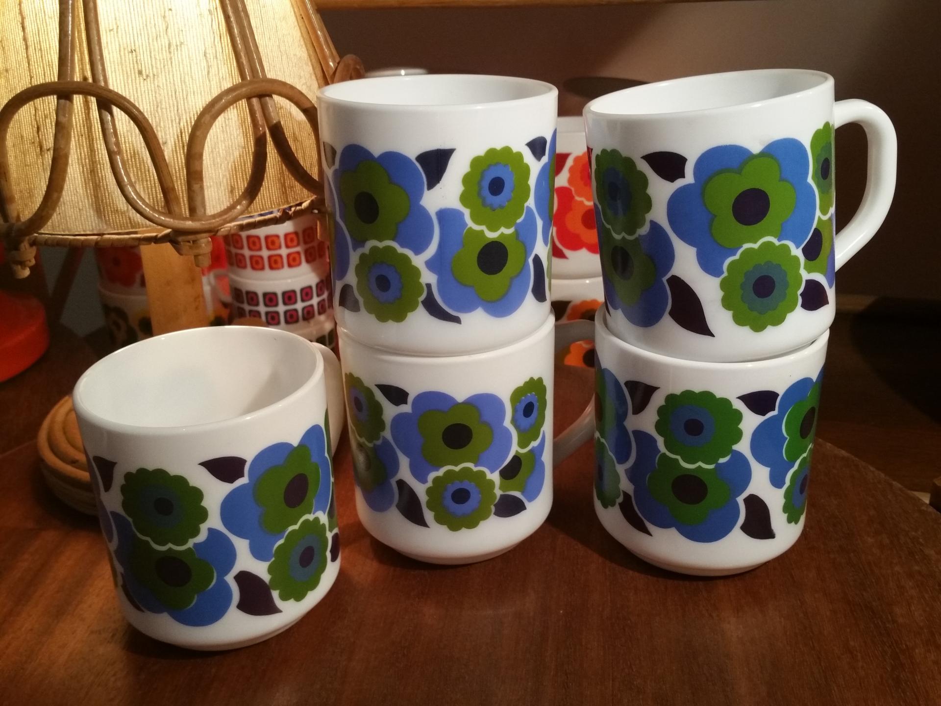 3 mug lotus bleu