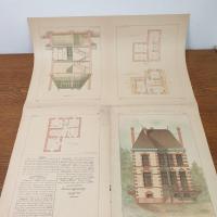3 planches de construction francaises