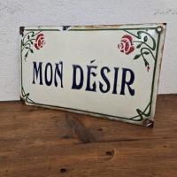 3 plaque de villa mon desir