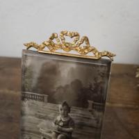 3 porte photo laiton bebe