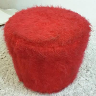 3 pouf moumoutte rouge