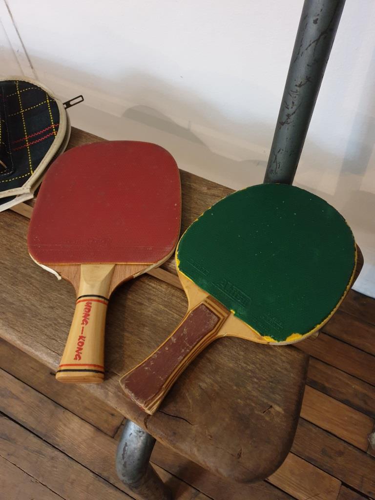 Créer Sa Raquette De Ping Pong tennis de table ping pong sport vintage housse écossais déco