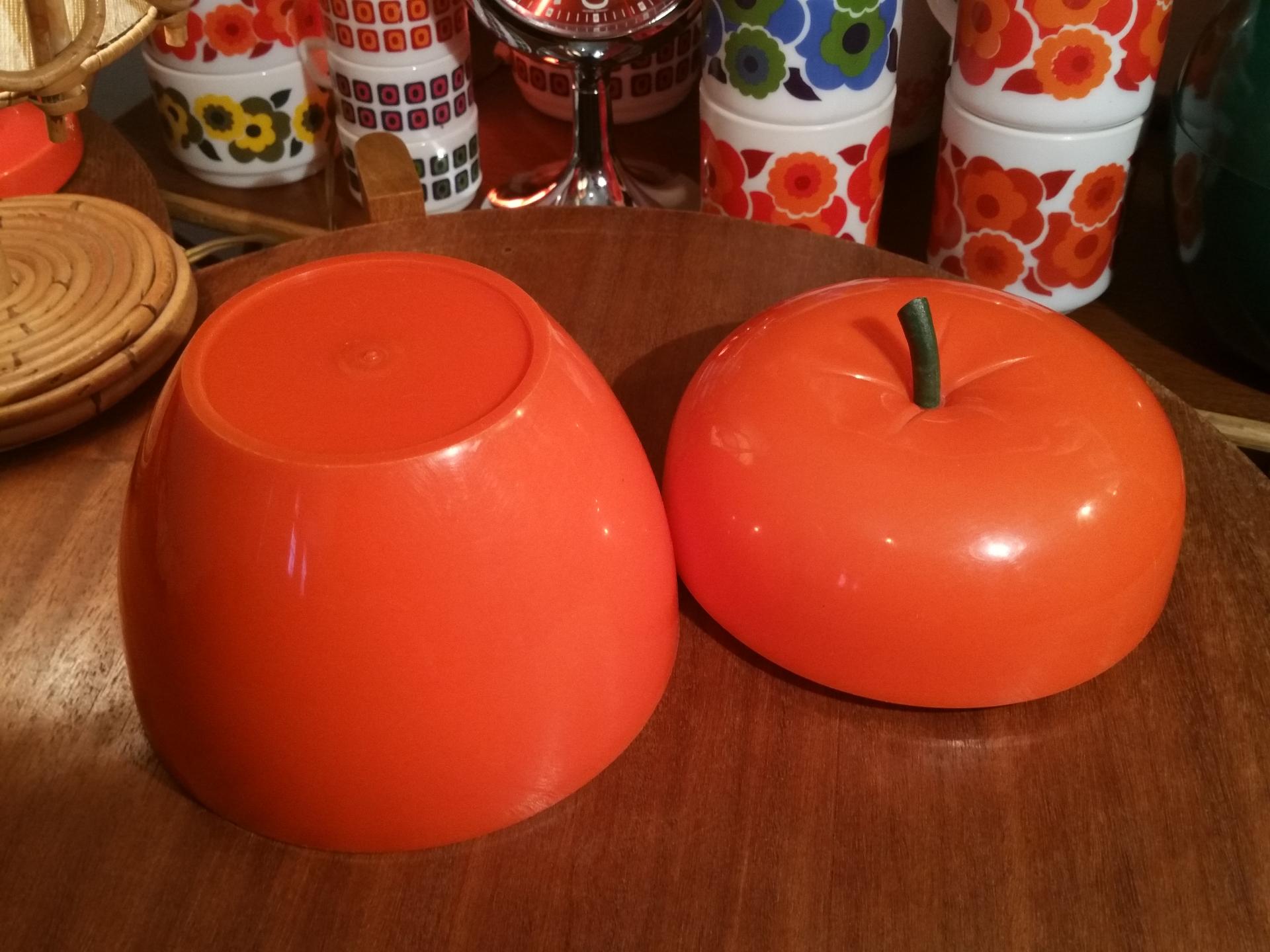 3 seau a glace pomme orange