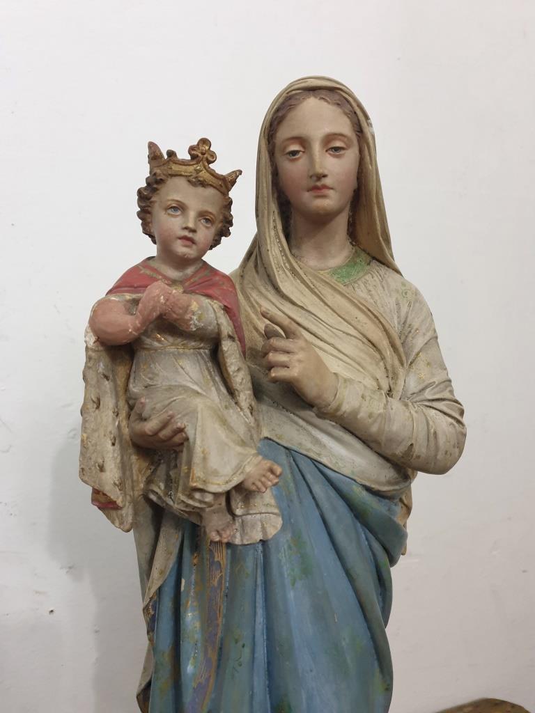 3 statue vierge et l enfant par rafflet