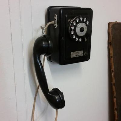 3 telephone mural