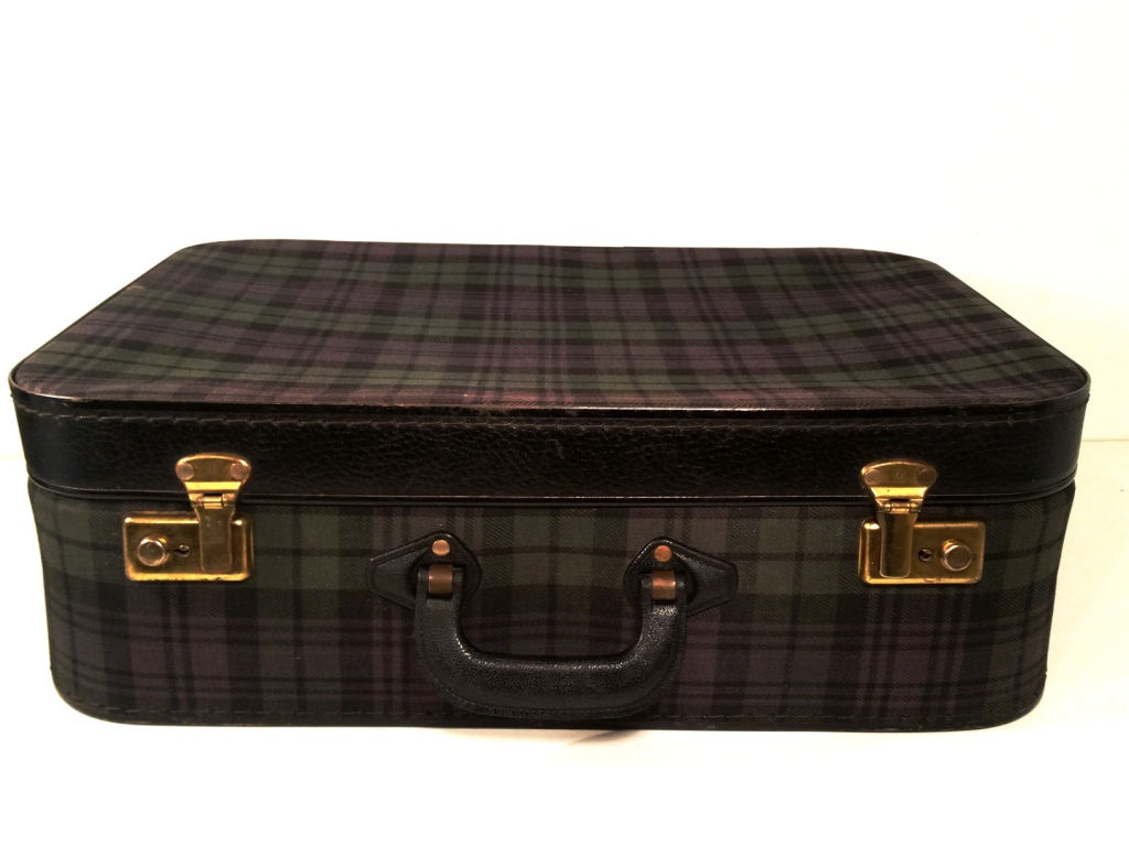 3 valise ecossaise violet