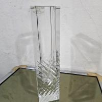 3 vase murano transparent