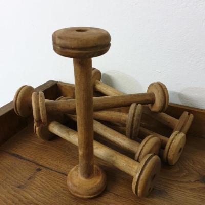 4 bobines en bois