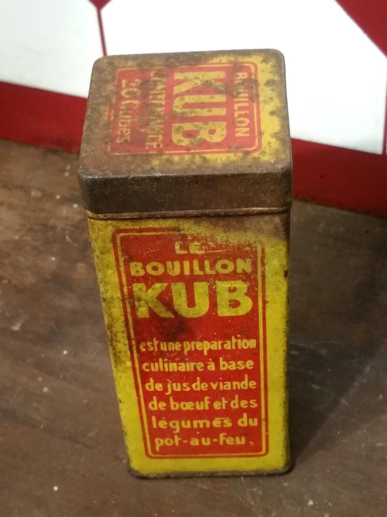 ancienne boite de bouillon KUB