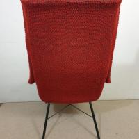 4 fauteuil a oreilles rouge