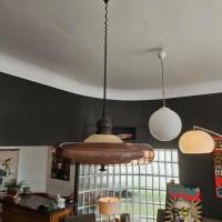 4 lustre plexi marron 70s