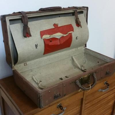 4 malle de voyage entoilee