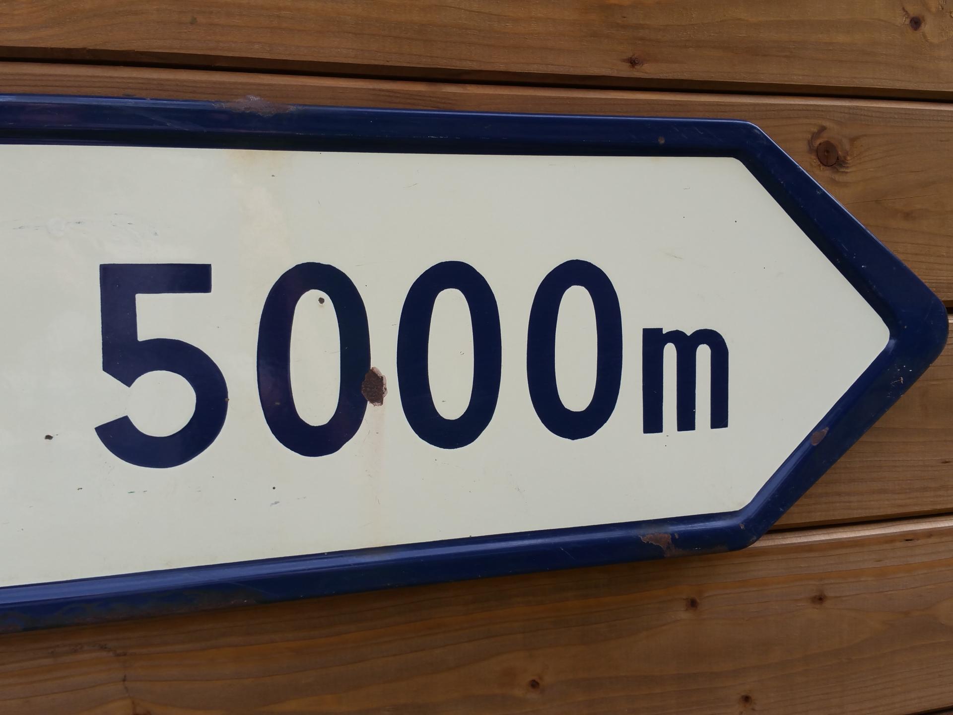 4 plaque camping 5000m