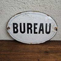 4 plaque emaillee bureau 1