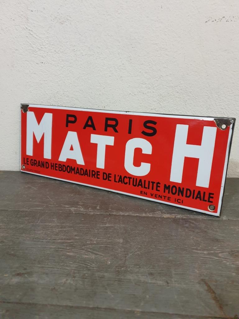 4 plaque emaillee paris match 2