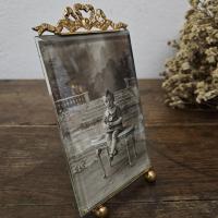 4 porte photo laiton bebe