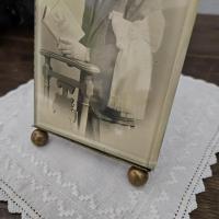 4 porte photo laiton communion
