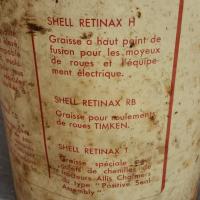 4 pot de graisse shell