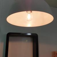 4 suspension cloche blanche 70 s 2