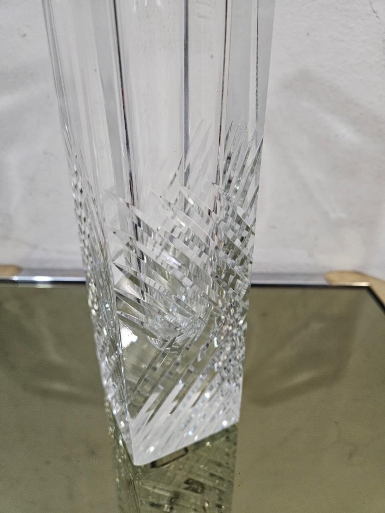 4 vase murano transparent