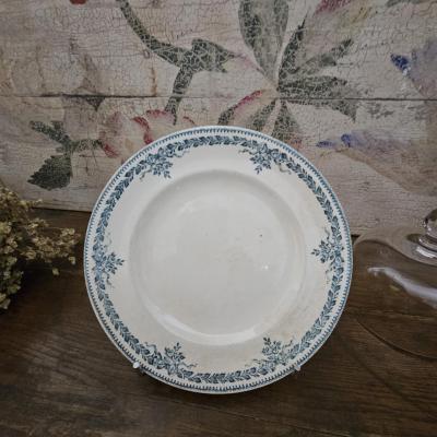 1 assiette longwy