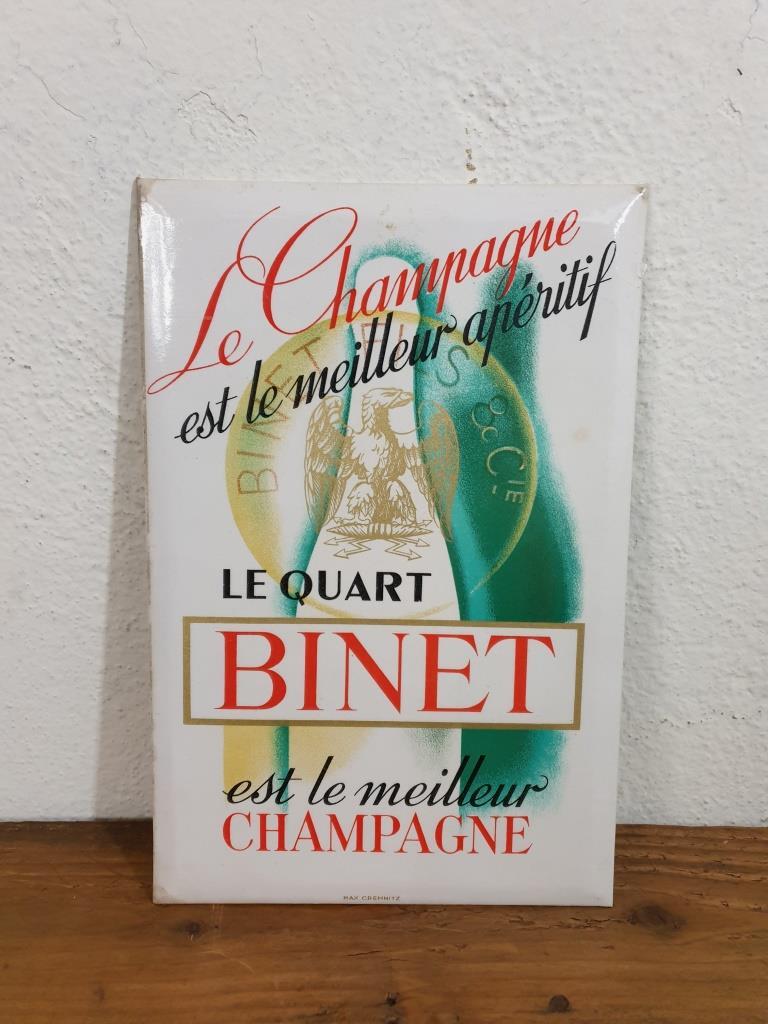 5 carton publicitaire champagne binet