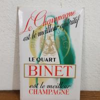 5 carton publicitaire champagne binet