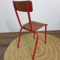 5 chaise d ecole rouge enfant