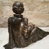 5 statue femme art deco