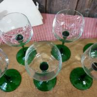 5 verres a vin blanc lot f 1