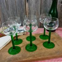 5 verres a vin blanc lot i